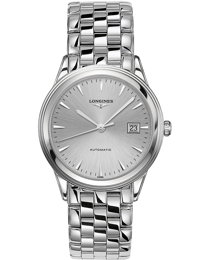 Часы Longines Flagship L4.974.4.72.6 — мужские, серебристый