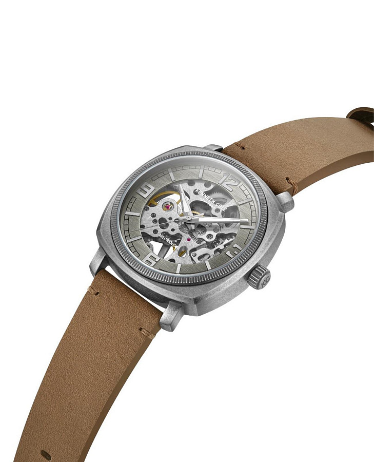 Часы Kenneth Cole Mechanical KCWGE0020701 — механические, металл сталь