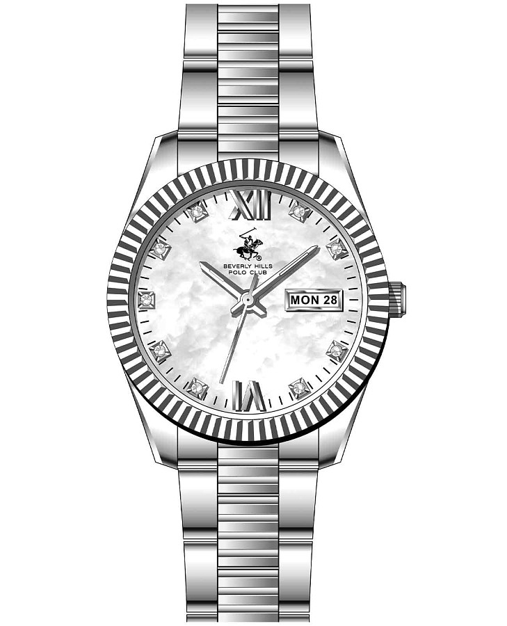 Часы Beverly Hills Polo Club BP3765C.320 — женские, перламутровый