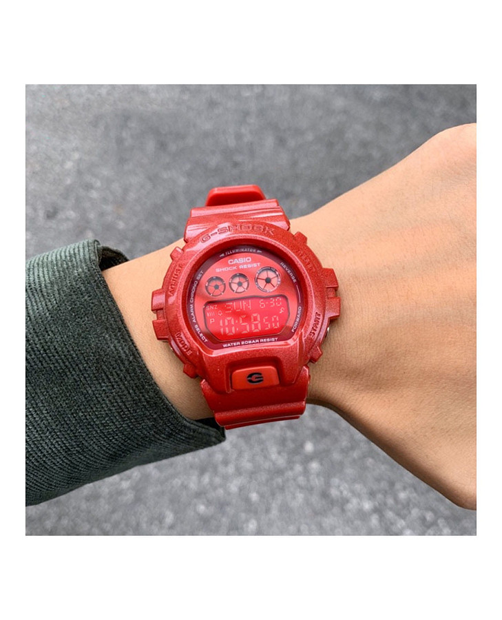Часы Casio G-Shock GMD-S6900SM-4ER — электронные, пластик
