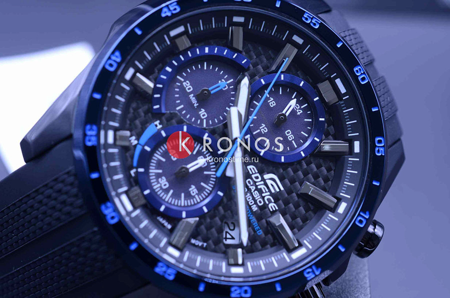 Часы Casio Edifice EQS-900PB-1B — металл сталь, Япония