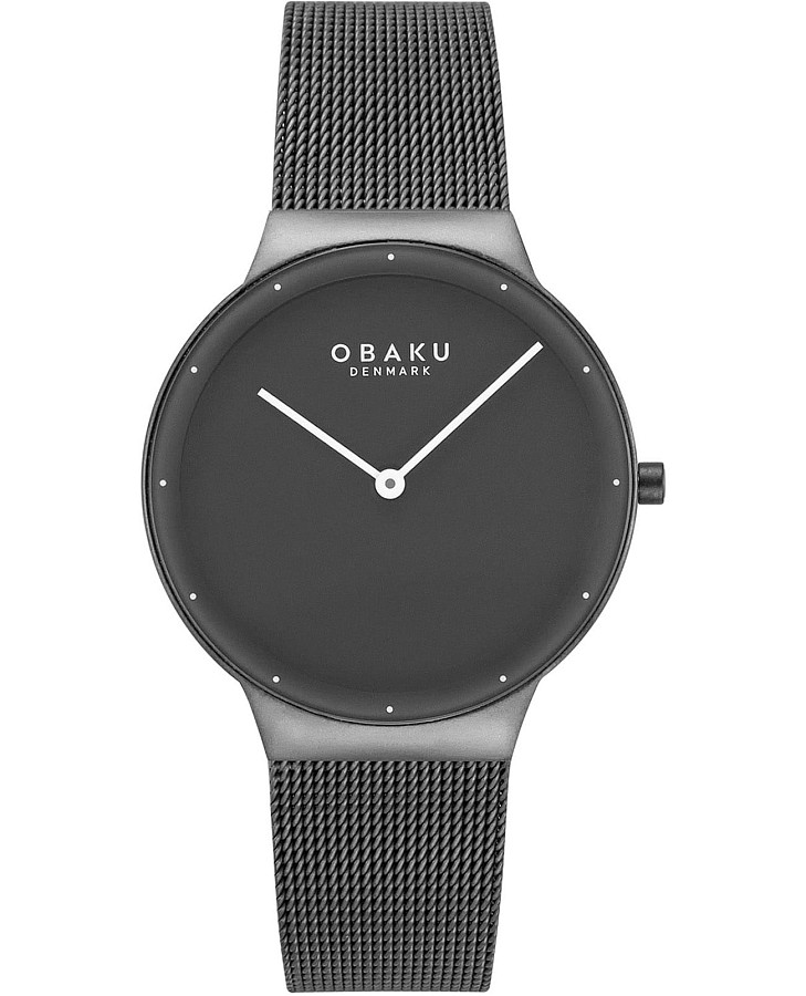 Часы Obaku Ultra Slim V307LXUUMU — женские, черный