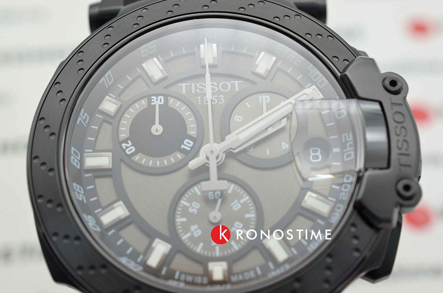 Часы Tissot T-Race Chronograph T115.417.37.061.03 — силикон, мужские