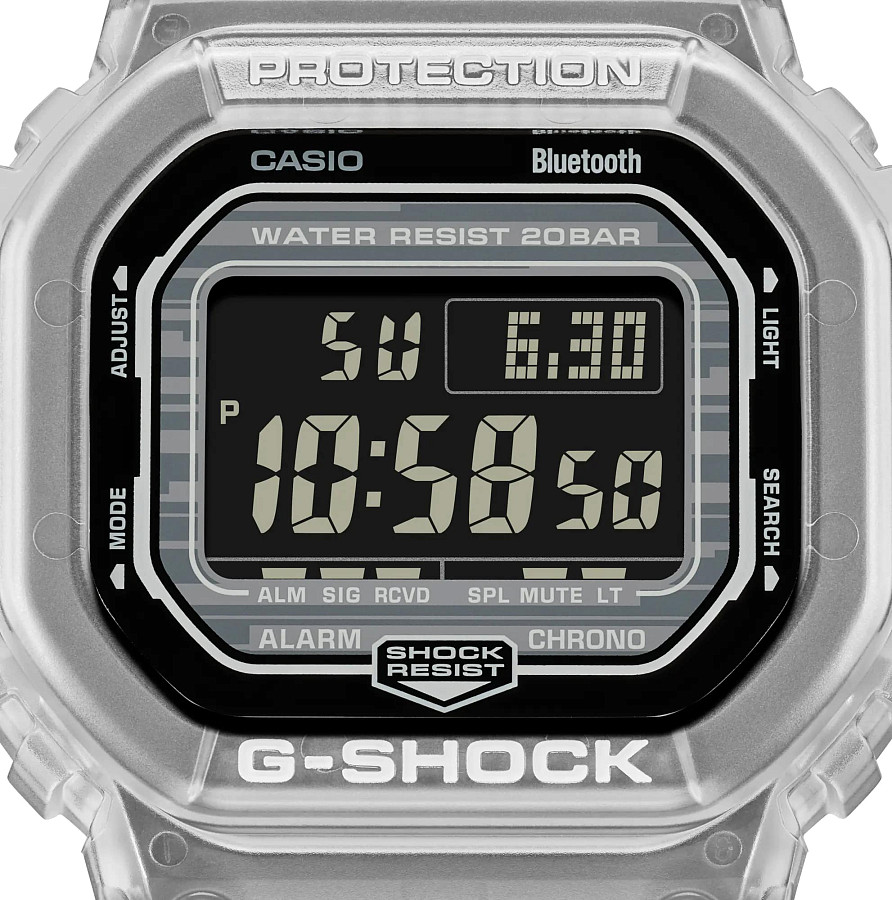 Часы Casio G-Shock DW-B5600G-7 — электронные, пластик