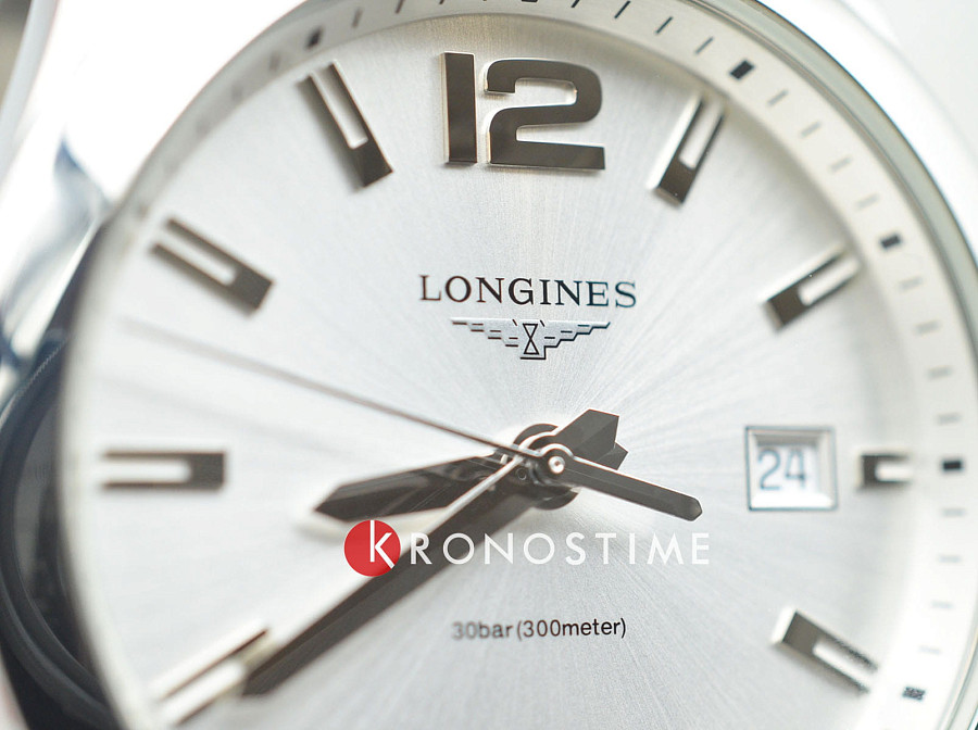 Часы Longines Conquest L3.759.4.76.6 — нержавеющая сталь, мужские