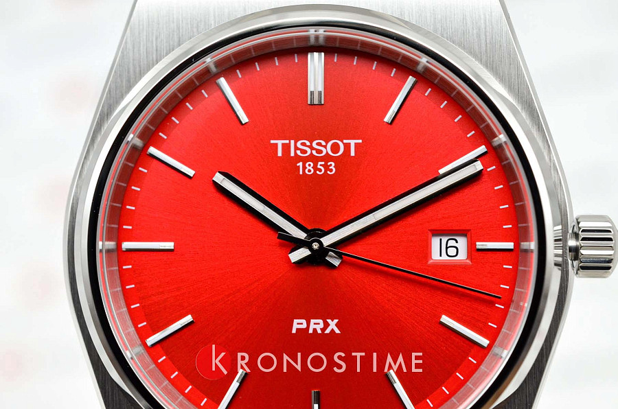 Часы Tissot PRX Quartz 40mm T137.410.11.421.00 — мужские, серебристый