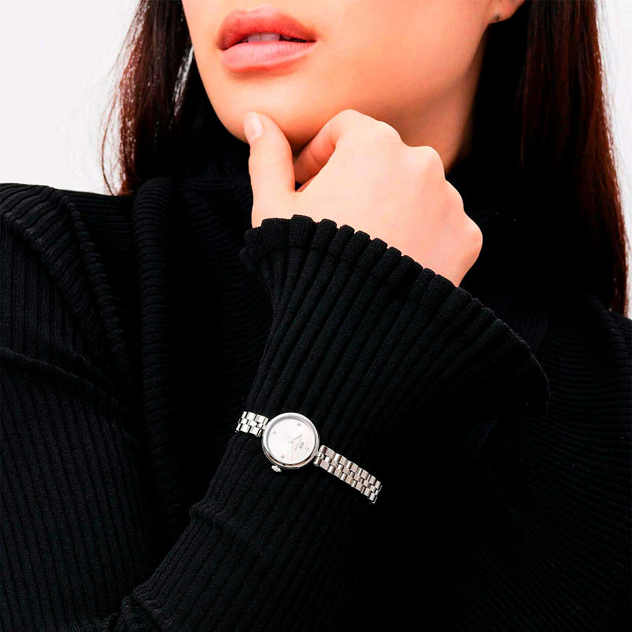 Часы Daniel Wellington Elan Lumine Unitone Silver DW00100719 — женские, серебристый