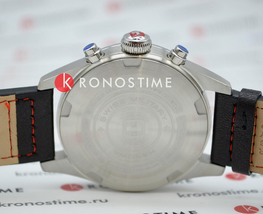 Часы Swiss Military Hanowa Thunderbolt Chrono SMWGC0000405 — зеленый, сталь металл