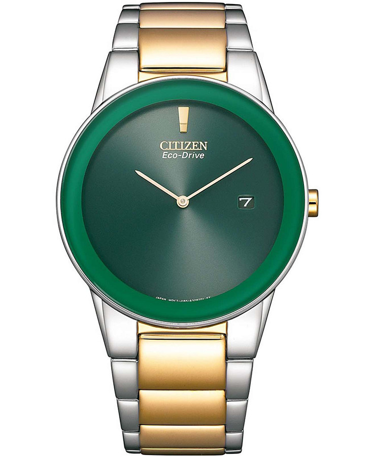 Часы Citizen Eco-Drive Axiom AU1064-85X — мужские, зеленый
