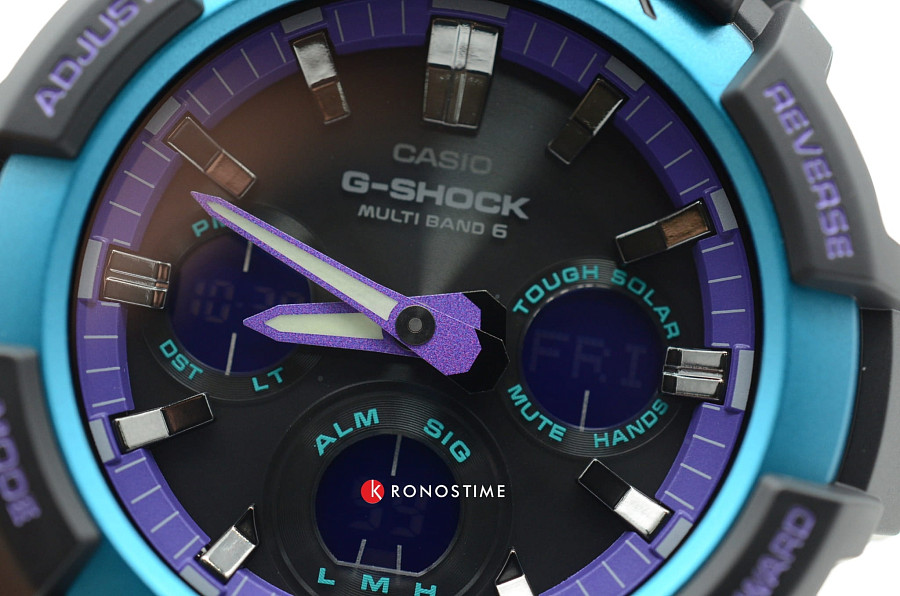Часы Casio G-Shock GAW-100BL-1A — пластик сталь металл, Япония
