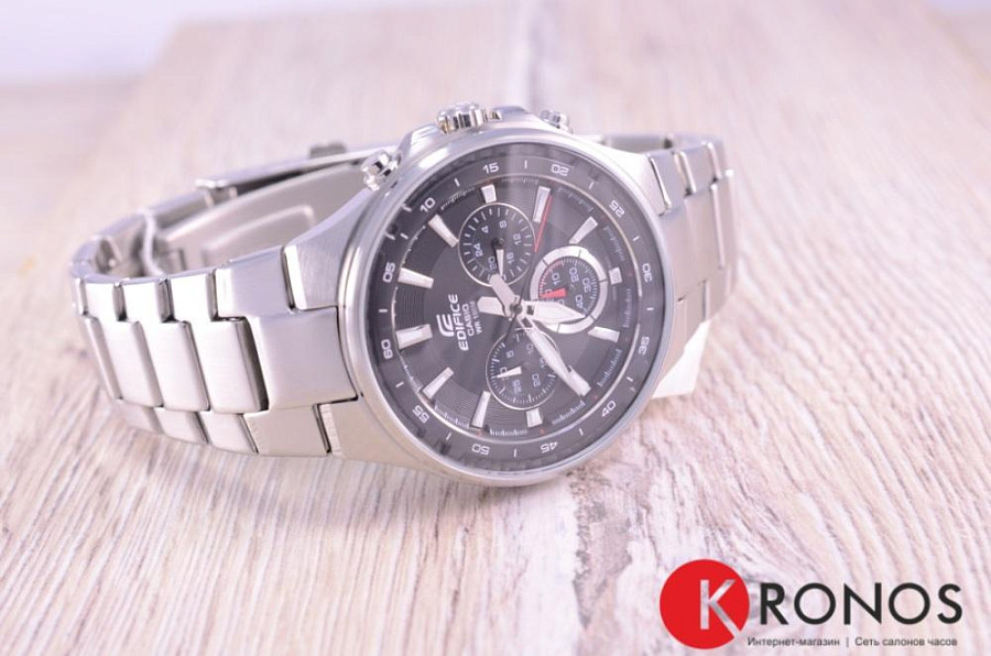 Часы Casio Edifice EF-562D-1A — кварцевые, металл сталь