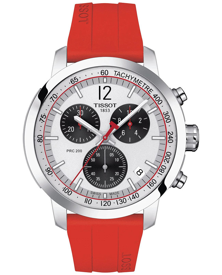 Часы Tissot PRC 200 IIHF Swiss Edition T114.417.17.037.01 — мужские, белый