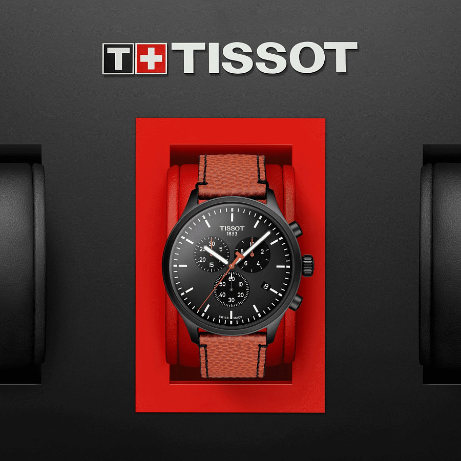 Часы Tissot Chrono XL NBA Special Edition T116.617.36.051.12 — черный, сталь металл