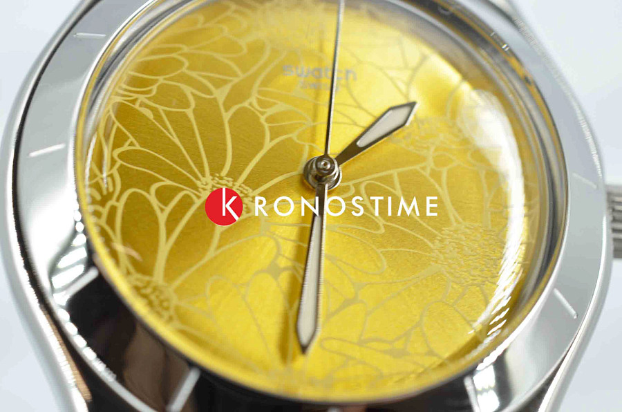 Часы Swatch Gent Petal Swirl YLS236G — Швейцария, кварцевые