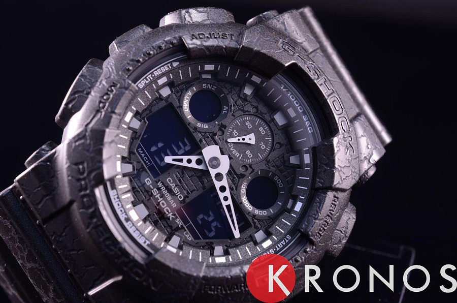 Часы Casio G-Shock GA-100CG-1A — пластик, Япония