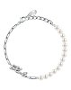 Стальной браслет Karl Lagerfeld Pearl KLAYR08 с жемчугом