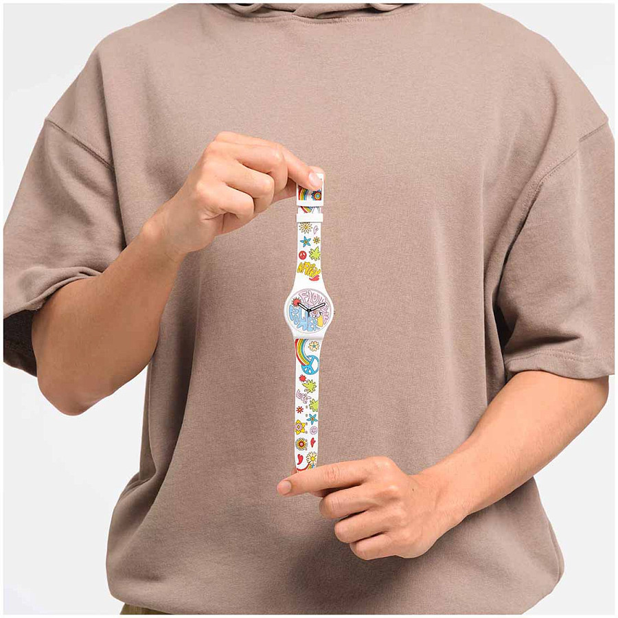 Часы Swatch New Gent Bioceramic Standard SO32W107 — артикул SO32W107