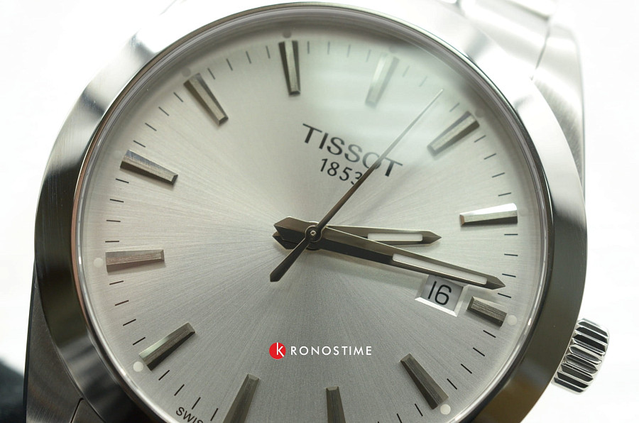 Часы Tissot Gentleman T127.410.11.031.00 — серебристый, сталь металл