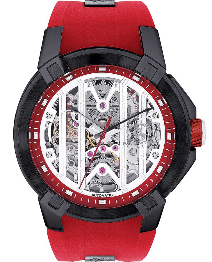 Часы Santa Barbara Polo & Racquet Club Luxury SB.1.10605-5 — мужские, серебристый