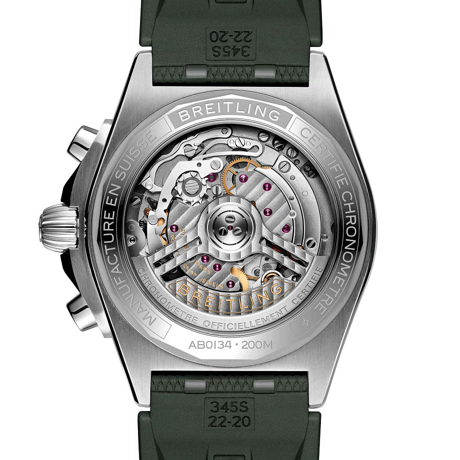 Часы Breitling Chronomat B01 42 AB0134101L2S1 — каучук, мужские