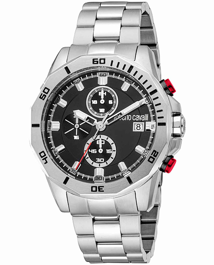 Часы Roberto Cavalli Uomo Sport III RC5G109M0065 — мужские, черный