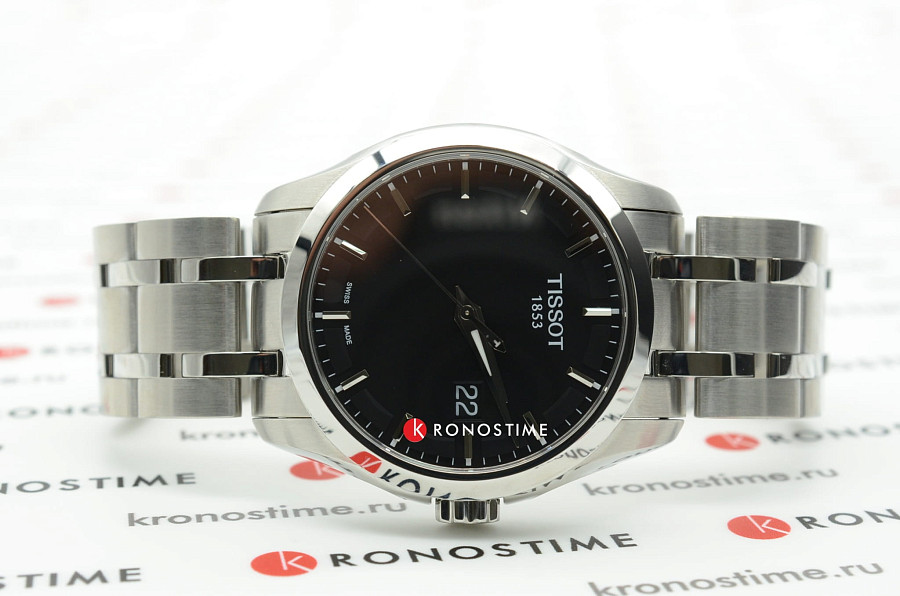 Часы Tissot Couturier T035.410.11.051.00 — мужские, нержавеющая сталь