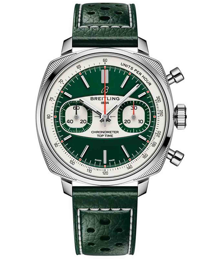 Часы Breitling Top Time B01 Racing AB01771A1L1X1 — мужские, зеленый