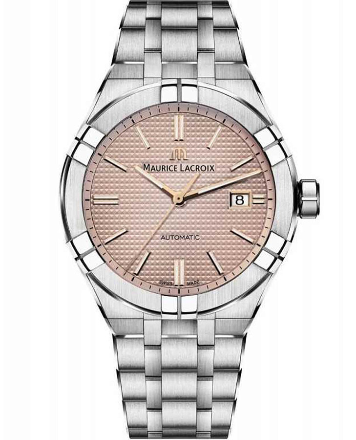 Часы Maurice Lacroix Aikon Tide AI6008-SS002-730-1 — мужские, бежевый