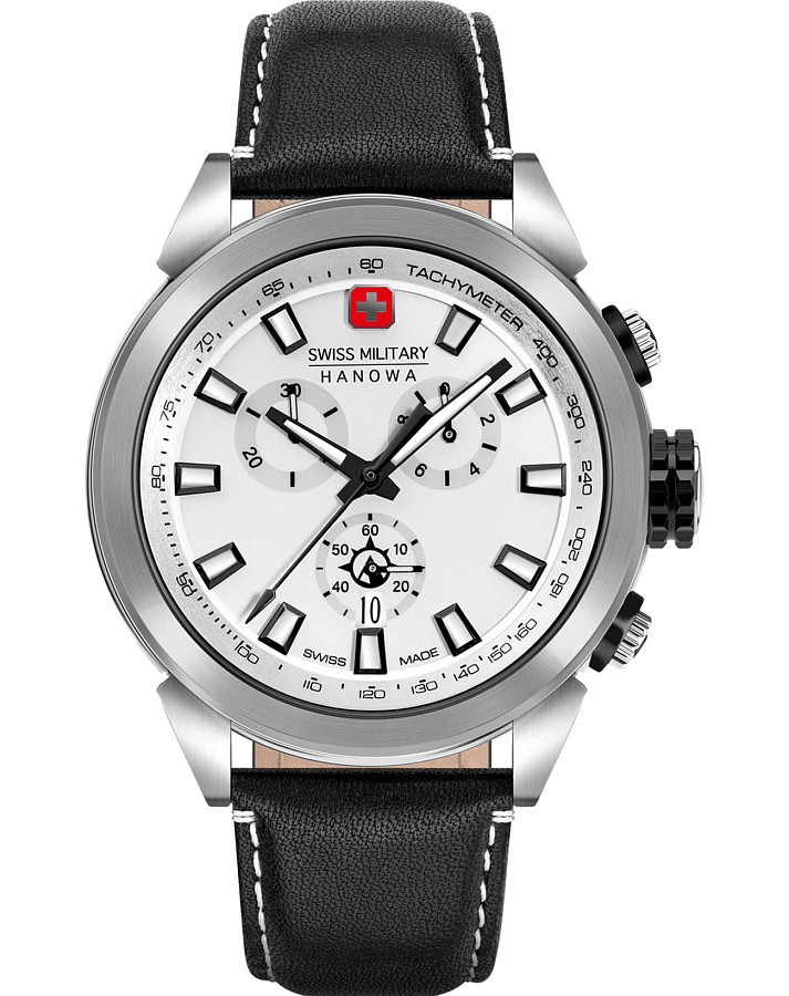 Часы Swiss Military Hanowa SMWGC2100201 — мужские, белый