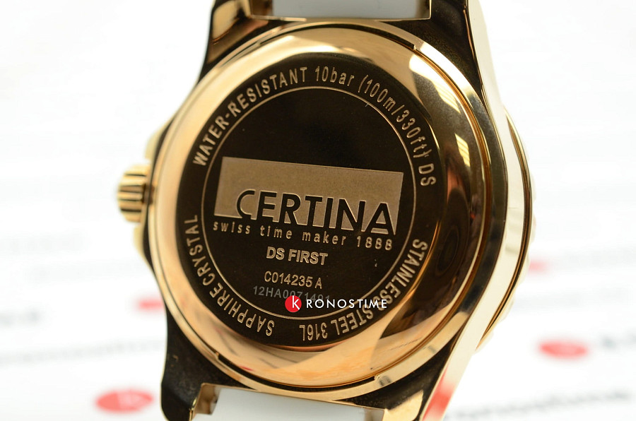 Часы Certina DS First Lady Ceramic C014.235.37.011.00 — Швейцария, кварцевые
