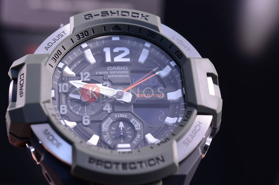 Часы Casio G-Shock GA-1100SC-3A — артикул GA-1100SC-3A