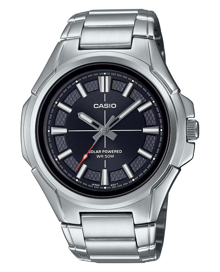 Часы Casio Collection MTP-RS100D-1AVDF (MTP-RS100D-1A) — мужские, черный