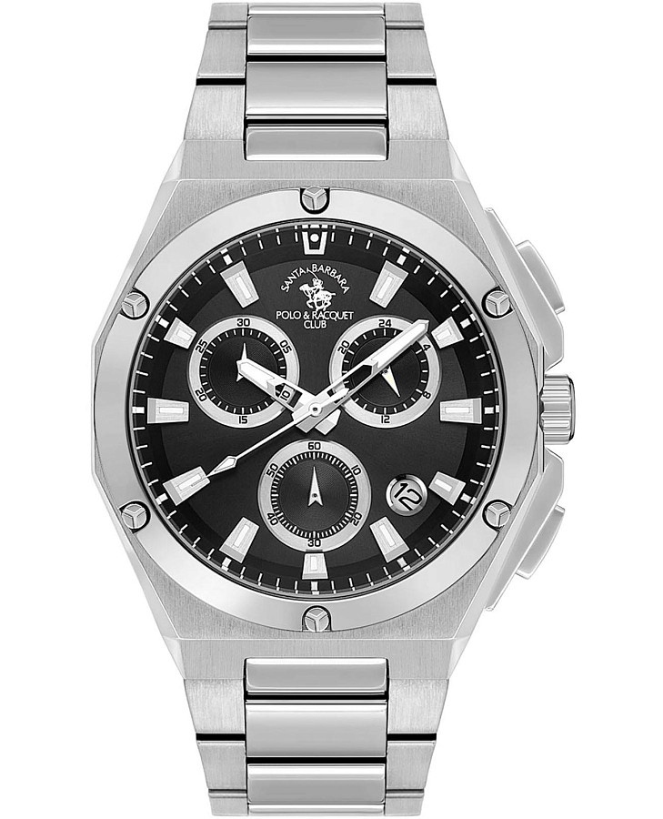 Часы Santa Barbara Polo & Racquet Club Prive SB.1.10577-1 — мужские, черный