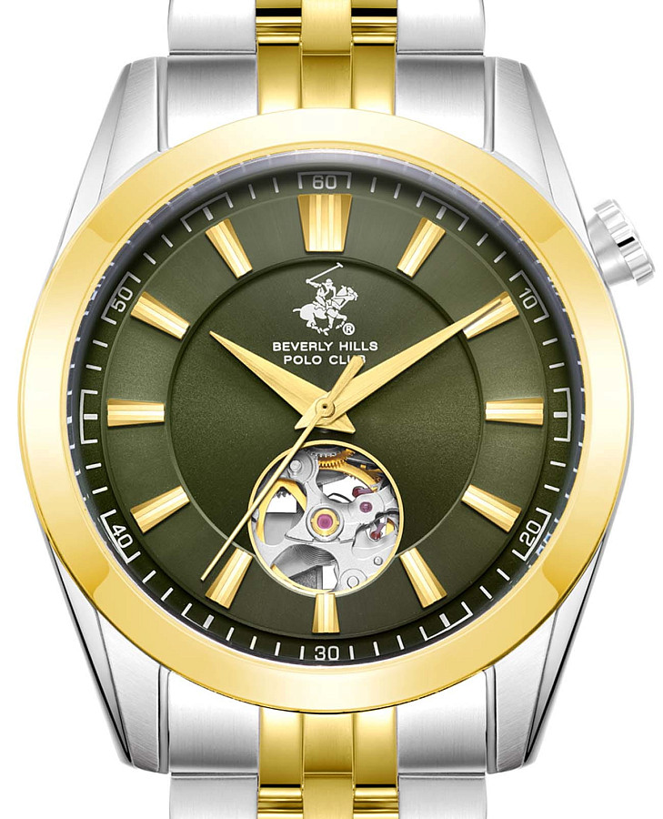Часы Beverly Hills Polo Club BP3816X.170 — зеленый, металл суперметалл