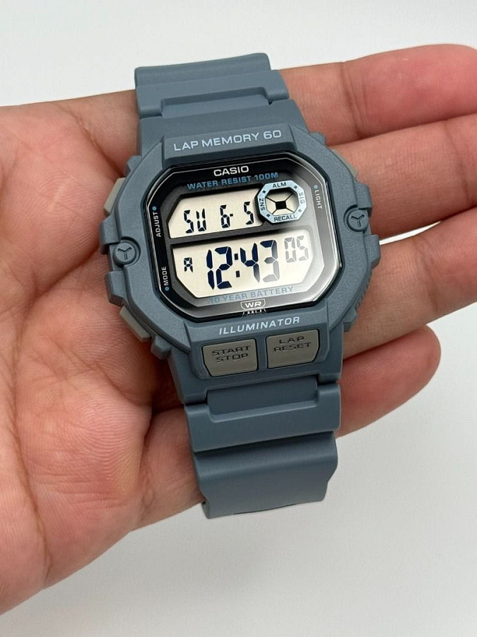 Часы Casio Collection WS-1400H-2A — кварцевые, пластик