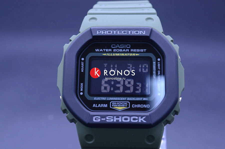 Часы Casio G-Shock DW-5610SU-3DR (DW-5610SU-3E) — мужские, электронные