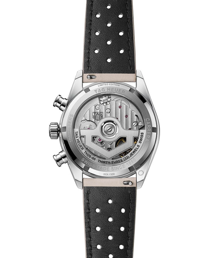 Часы TAG Heuer Carrera Chronograph CBS221H.FC8366 — кожаный, мужские