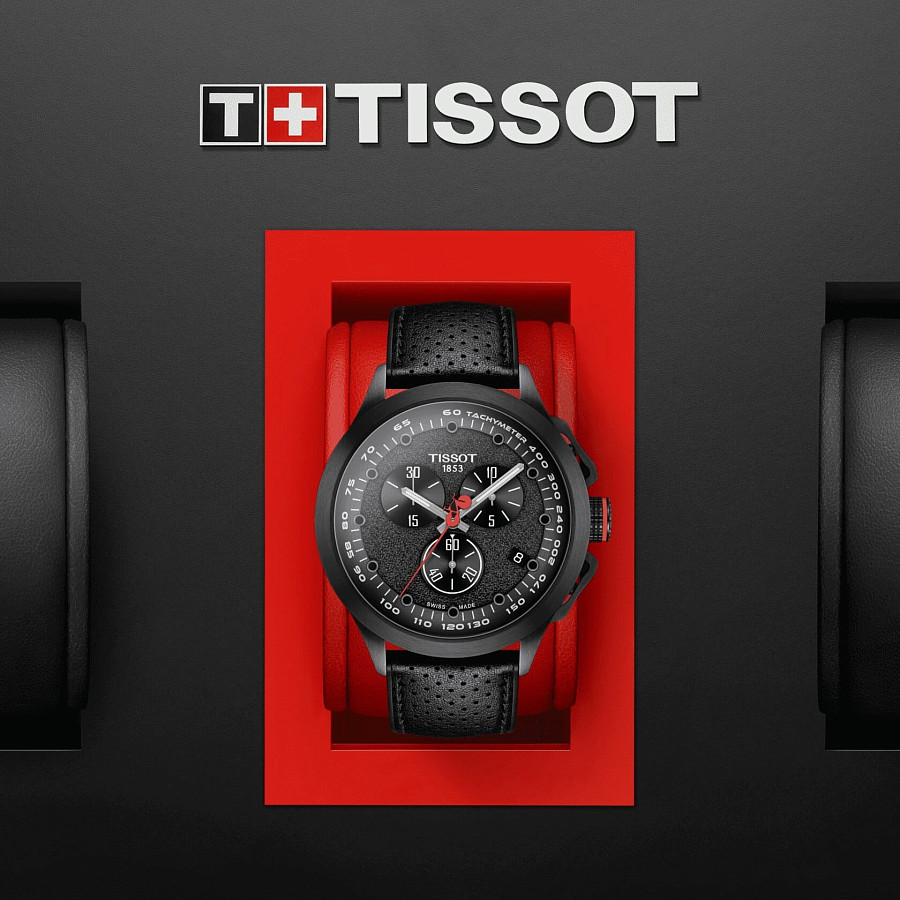Часы Tissot T-Race Cycling Giro D'Italia 2022 T135.417.37.051.01 — черный, металл сталь карбон