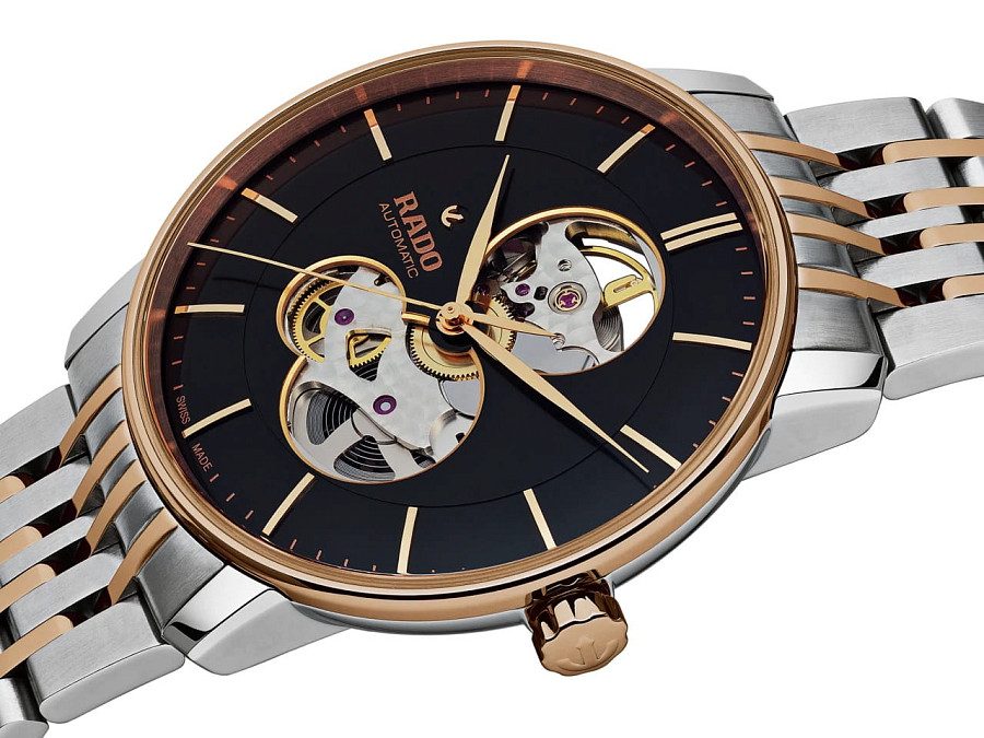 Часы Rado Coupole Classic Open Heart Automatic R22894163 — механические, металл сталь