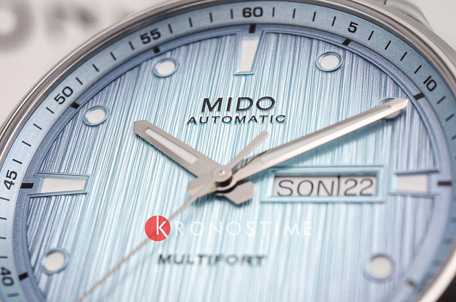Часы Mido Multifort M Freeze M038.430.11.041.00 — мужские, нержавеющая сталь