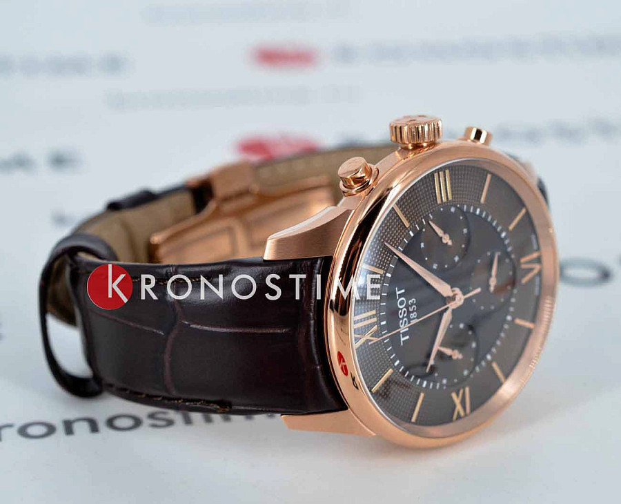 Часы Tissot Chemin des Tourelles Automatic Chronograph T139.462.36.298.00 — сталь металл, Швейцария