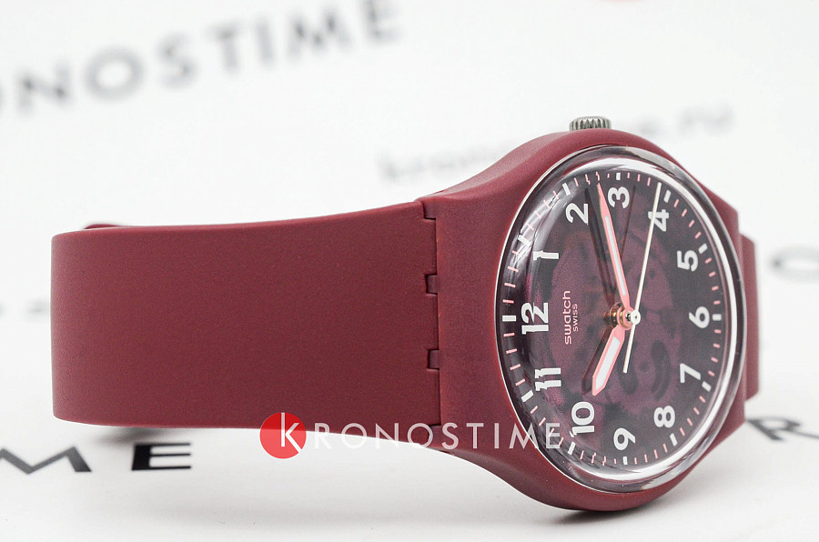 Часы Swatch Gent Biosourced Lacquered SO28R115 — пластик, Швейцария