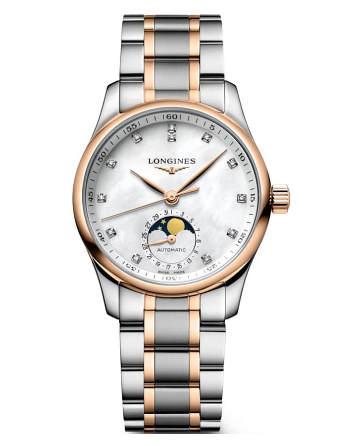 Часы Longines Master Collection L2.409.5.89.7 — женские, перламутровый