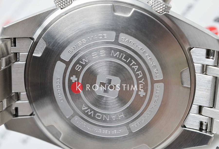 Часы Swiss Military Hanowa Afterburn Chrono SMWGI0000309 — мужские, нержавеющая сталь