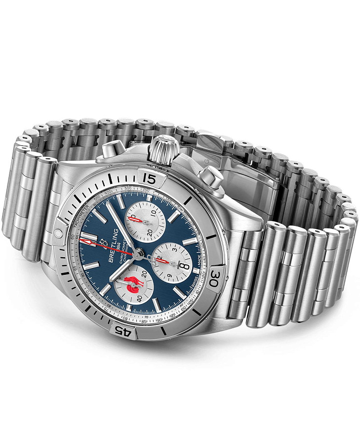 Часы Breitling Chronomat B01 42 Six Nations France AB0134A81C1A1 — сталь металл, Швейцария
