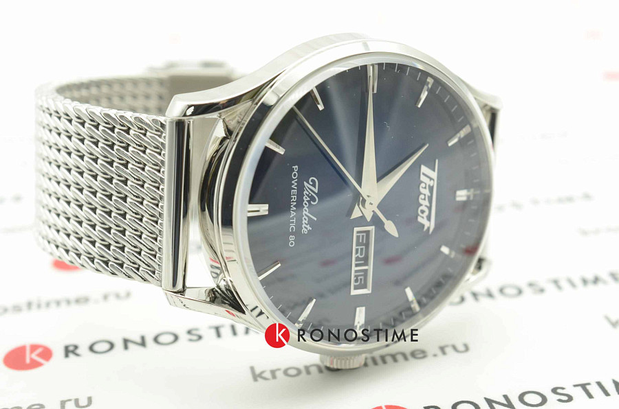 Часы Tissot Heritage Visodate Powermatic 80 T118.430.11.041.00 — мужские, нержавеющая сталь