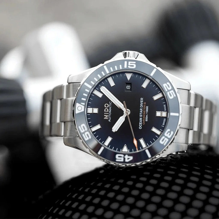 Часы Mido Ocean Star Diver 600 M026.608.11.041.00 — артикул M0266081104100, мужские
