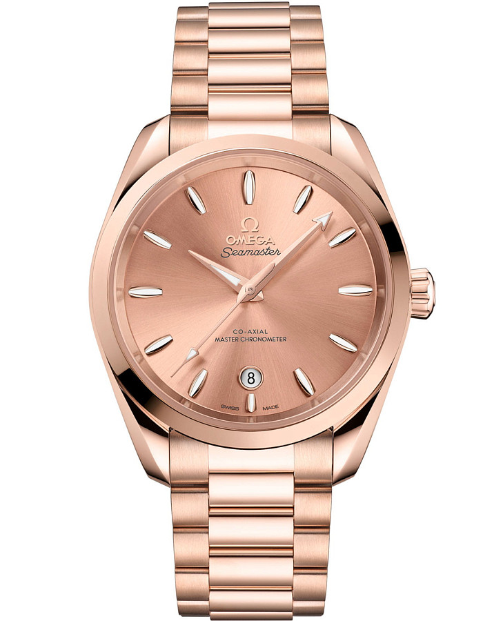 Часы Omega Seamaster Aqua Terra 220.50.38.20.10.001 — женские, золотой