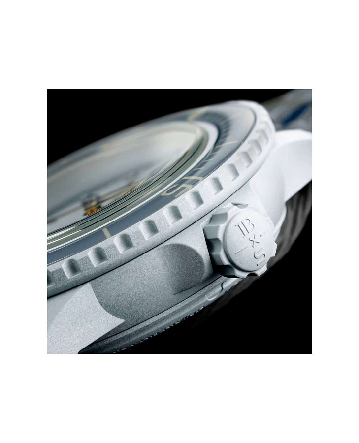 Часы Swatch x Blancpain Antarctic ocean SO35S100 — механические, биокерамика