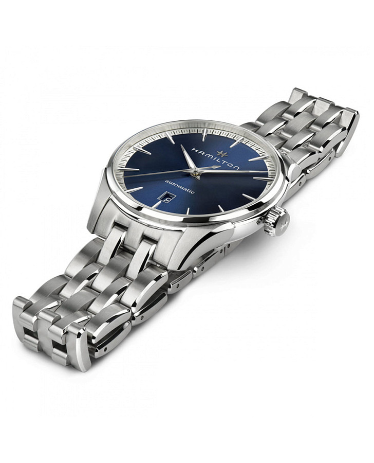 Часы Hamilton Jazzmaster Gent Day Automatic H32475140 — мужские, серебристый